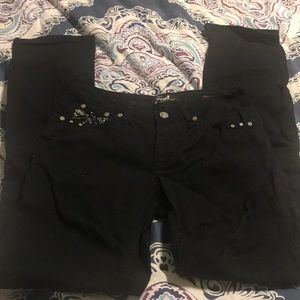 Straight Leg Size 2 Earl Jean with rhinestone